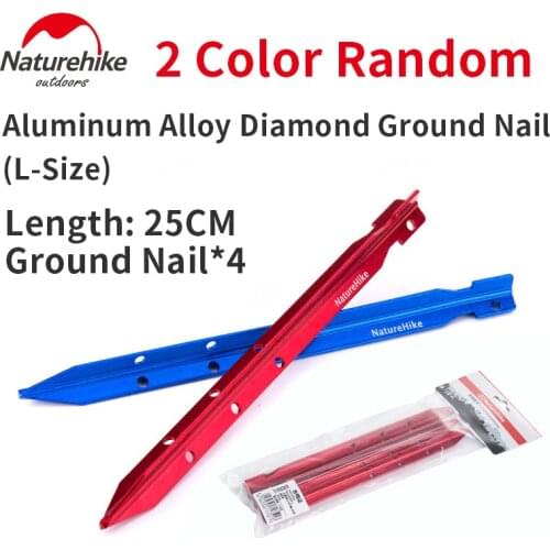 Naturehike Outdoor Camping Tent Accessories Ultralight 18cm Camp Tent Nails Lengthening and Thickening Ground Nails NH15A005-I