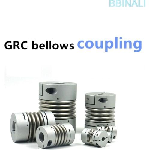 For Bellows coupling GRC high torque spring screw CNC lathe stepping servo motor elastic connector /can replace Misumi coupling