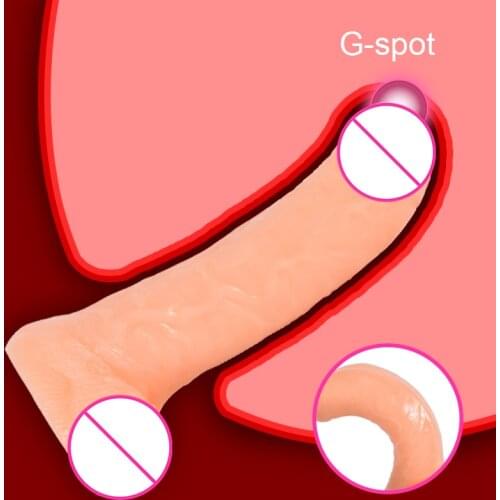 12CM Realistic Penis Soft Silicone Dildo Sex Toy For Women Masturbator Anal Plug G Spot Stimulator Adult Toy Dildo For Women