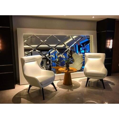 Luxury Beveled Mirror tiles decoration,mirror wall