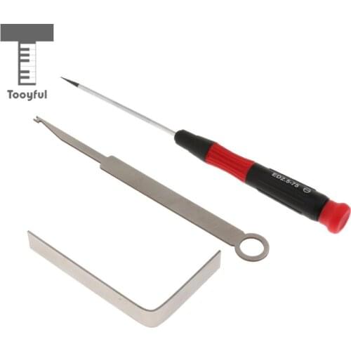 Tooyful 3Pcs Sax/ Flute/Clarinet Reed Needle Set Woodwind Instrument Repair Tool Set