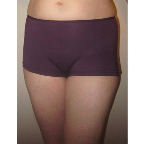 Promotion!Clearance Price!Jumble Sale!Large Plus Size XL to7XL Modal Briefs Women Men Shortie Cotton Purple Pants Boyleg Panties