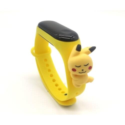 Pokemon smart watch Childrens cartoon watch Childrens smart wristband LED touch waterproof watch Pikachu sports watch