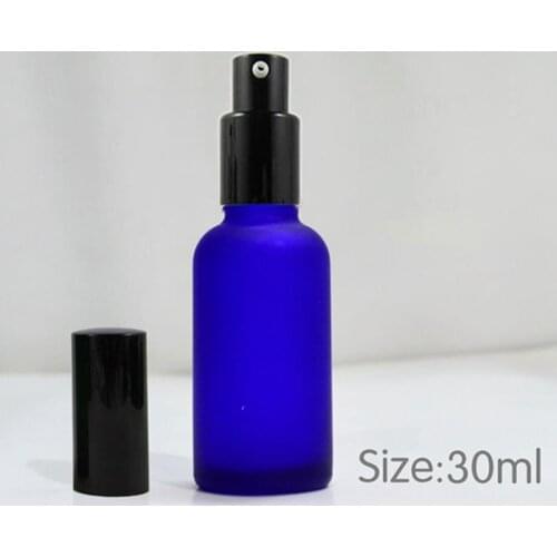 In stock high quality 30ml matte glass bottle wholesale 4 color high-grade emulsion bottle 200pcs/lot glass jar