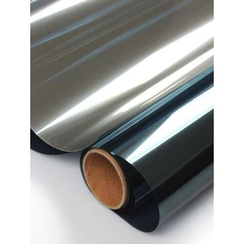 Home Decor Mirror Silver Unidirectional Sunscreen Window Film Auto Glass Protective Film Protect Anti-Privacy Curtain top qualit