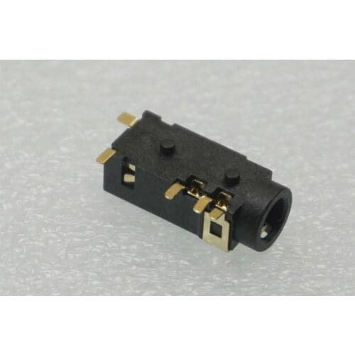 10pcs Phone jack 3.5mm 5 pin for 5 poles stereo earphone plug SMD type reflow solderable DC30V 0.5A Rohs New