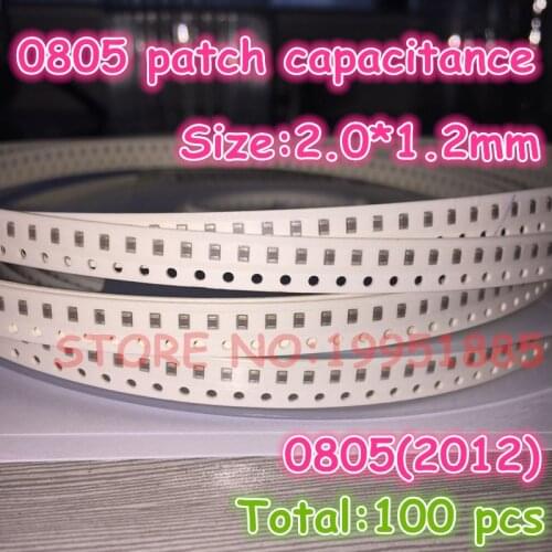 100Pcs/Lot 4.7uF X5R Error +-10% 10V 0805(2012) 475K SMD Thick Film