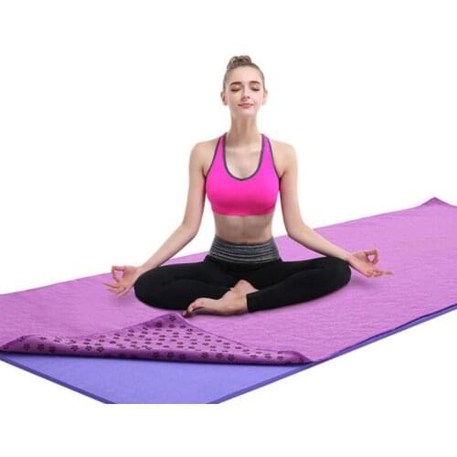 183*63cm Cotton Yoga Blankets Soft Travel Sport Fitness Exercise Yoga Pilates Mat Cover Towel Blanket Non-slip Sports Towel