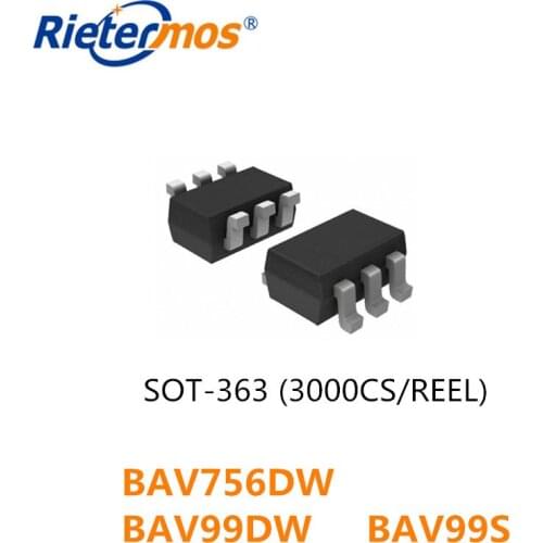 3000PCS BAV756DW BAV99DW BAV99S BAV99 BAV756 SOT-363
