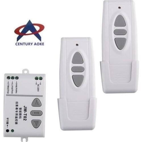 AC 110V 220V 433mhz intelligent digital RF wireless remote control switch system for projection screen/garage door/blinds