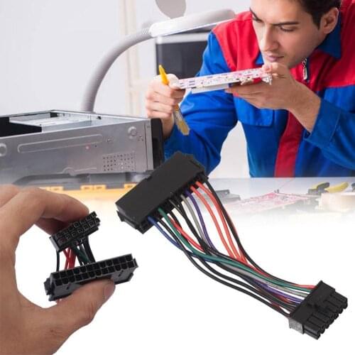 24Pin to 14Pin PSU Main Power Supply ATX Adapter Cable For Lenovo I6J2