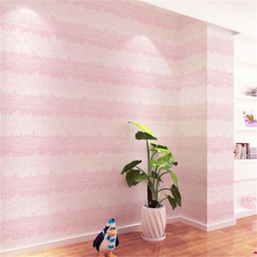 Beibehang New mottled horizontal stripes imported wallpaper nonwovens Mediterranean backdrop bedroom living room wallpaper