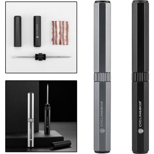 Bicycle Tubeless Tire Repair MTB Road Bike Tire Repair Drill Bike Wheel Tire Puncture Plug Repair Kit Accessories