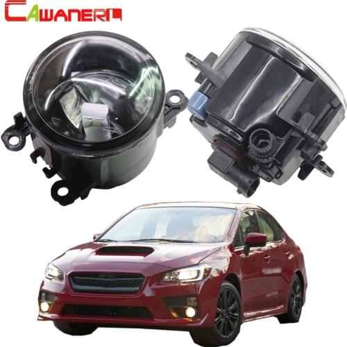 Cawanerl For Subaru WRX 2015 2016 Car Styling Front Fog Light Assembly Lampshade + H11 LED / Halogen Bulb DRL 12V