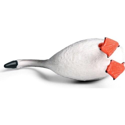 Kids Simulated Solid Wild Animal Swan Model Action Figure Collectible Toy Gift Home Decor Miniature Garden Decoration Gift