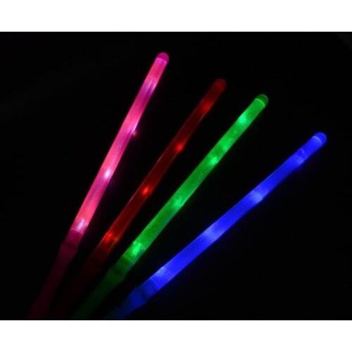 Seven-color LED electronic fluorescent rod wholesale flash rainbow rod large and medium-sized concert Prom flash rod