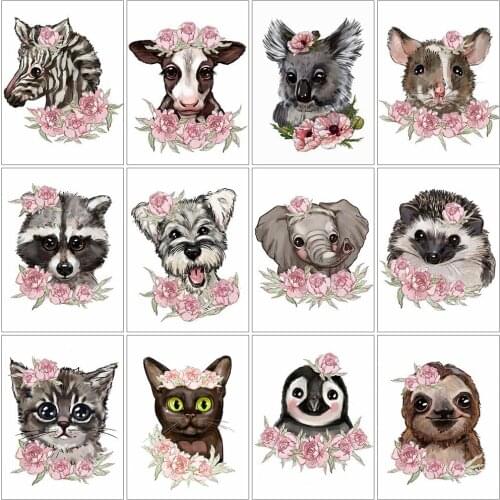 Evershine 5D DIY Diamond Painting Animal Dog Cross Stitch Diamond Embroidery Cat Cartoon Full Square Mosaic Kits Kid Home Decor
