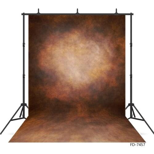 Photography Backdrops Brown Oil Painting Wall Floor Vinyl Photo Backgrounds for Studio Photobooth Children Portrait Photophone
