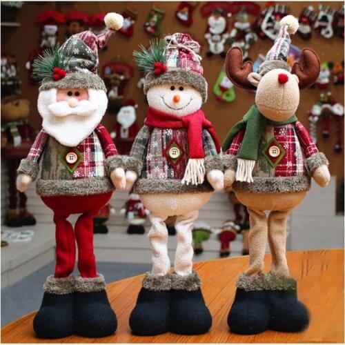 Merry Christmas Decorations For Home Pendants Gift Xmas Noel Happy New Year 2021 Christmas Tree Ornaments Hanging Doll Craft