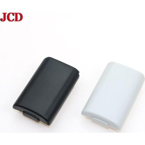 JCD 100pcs Black & white Battery Case Cover Shell For Xbox 360/xbox360 Wireless Controller Rechargeable Battery