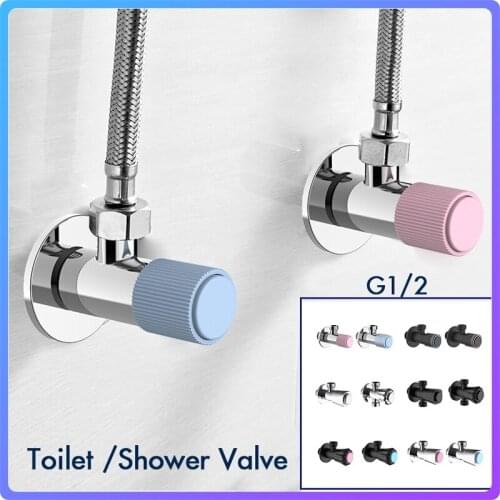 Water Valves Toilet Tank Bathroom Accessories 1/2 Parts Supply Three-way Valve Shower Switch Dispenser Dispenser Angle Two-way