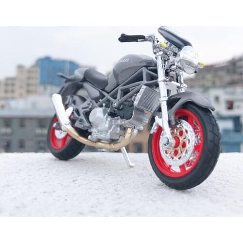 Maisto 1:18 Ducati-MonsterS4 Static Die Cast Vehicles Collectible Hobbies Motorcycle Model Toys