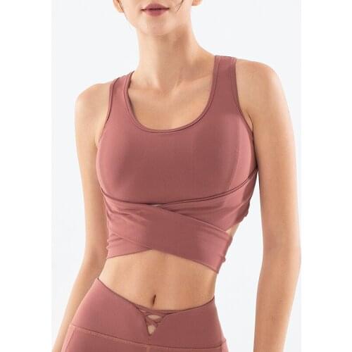 Mermaid Curve New Yoga Tank Clothes Womens Sports Bra Quick-drying Backless Yoga Vest Foreign Trade Fitness Running Top