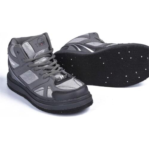 Fly Fishing Shoes 2020 New Upstream Boots Felt Sole With Nails Professional Self Locking Waders Climbing Hiking Skid-proof