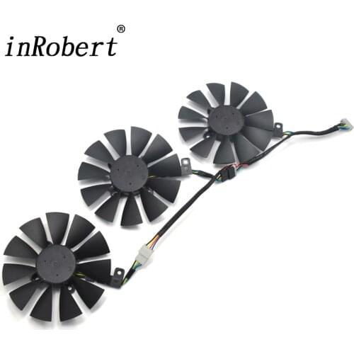 T129215SU Cooler Fan For ASUS Strix RX480 RX 580 GTX 980Ti R9 390 390X GTX 1060 1070 1080 1070Ti 1080Ti Graphic Card Cooling Fan
