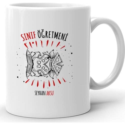 Personalized Class Teacher White Mug Cup-7
