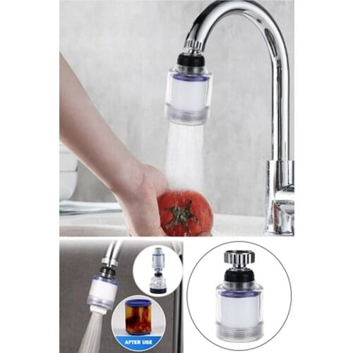 Anti scale Faucet Head 360 Degree Rotating Filter And Water Tasarufflu