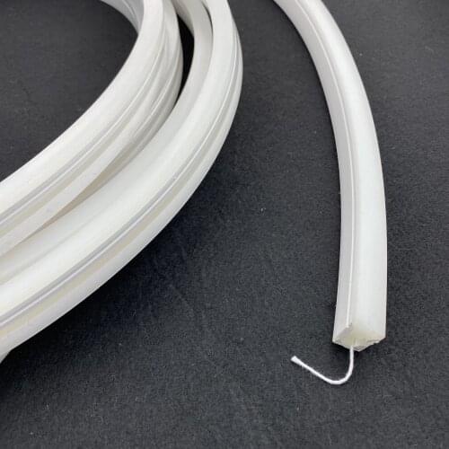 Size: 10mm*18mm,silicon frosted neon tube,side view,used for PCBWidth:10mm;180° Beamangle