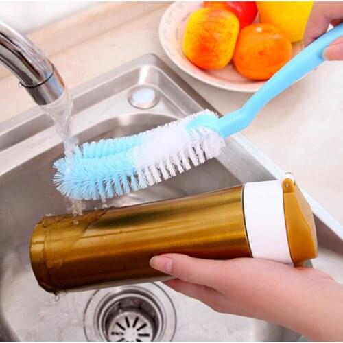 Glass Bottle Cleaning Brush Long Handle Cup Brush Household Tea Kitchen Wash Cup Brush