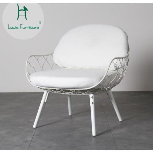 Louis Fashion Balcony Deck Chair Outdoor Bed Swimming Pool Outdoor Courtyard Leisure Terrace Garden Furniture Circular