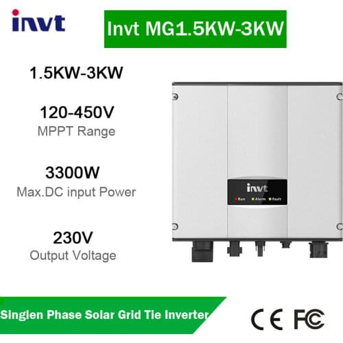 Solar Grid Tie Inverter 1.5KW 2KW 3KW with Pure Sine Wave 100-410VDC input to 230VAC output with WIFI