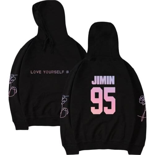 Bangtan Boys Love Yourself Hoodie Women/Men Korean Style Hoodies Sweatshirt Oversized Jacket Coat Kpop Clothes Moletom Feminino
