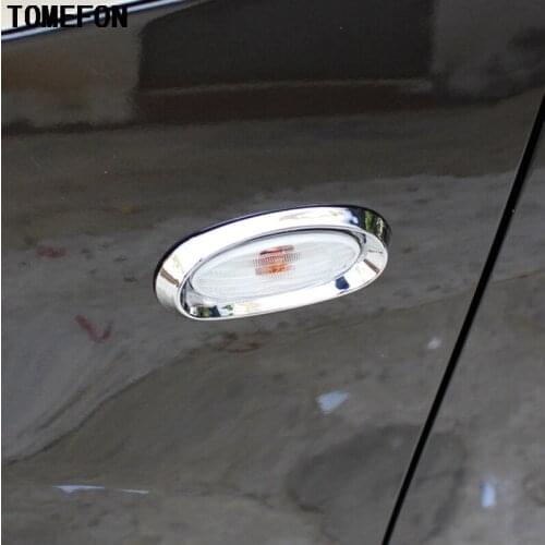 TOMEFON For NISSAN Qashqai NJ10 NV200 Evalia NP300 Navara ABS Chrome Side Turn Signal Cover Auto Exterior Accessories 2pcs