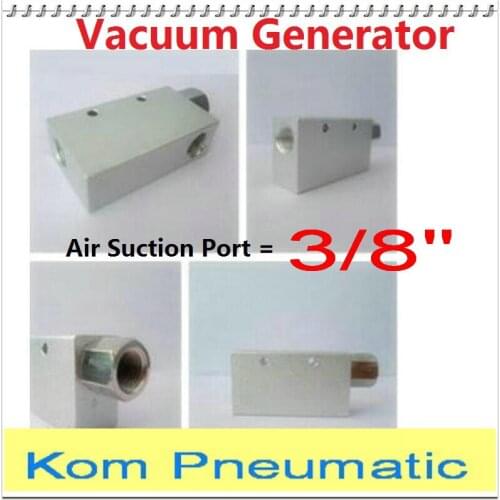 CV-20 3/8'' 3/8 inch Port SMC Type Vacuum Generator Producer Negative Pressure Air Gas Ejector 2.0mm Nozzle