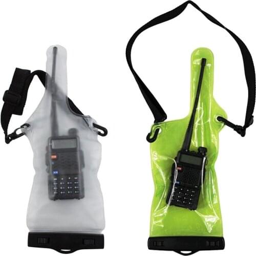 Walkie talkie waterproof bag UV5R UV82 BF 888S UVB6 Full Protector Cover Portable Waterproof Bag Case Pouch for Walkie Talkie