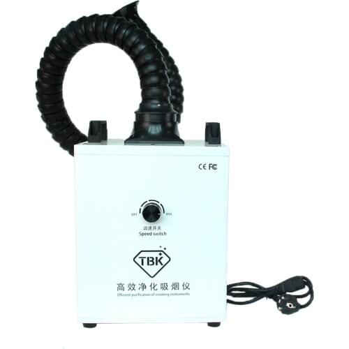 TBK Fume Extractor Smoking Instrument High Filtering TBK-X2 for Laser Machine soldering Smoke Purifier 150W
