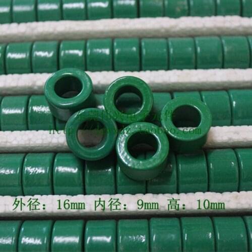 Green Magnetic Ring Ferrite Core 16*9*10 Anti-interference Magnetic Ring PC40 Material Inductive Winding Magnetic Ring
