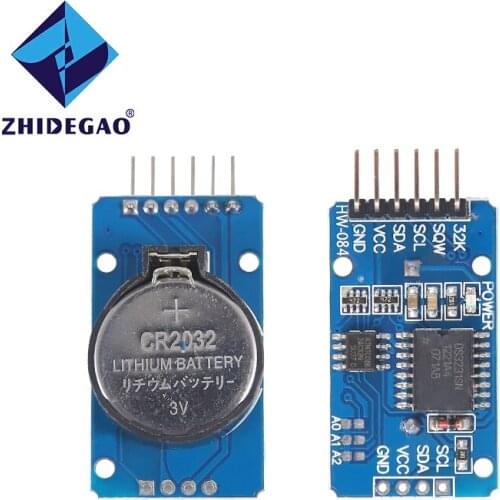 ZHIDEGAO 1PCS DS3231 AT24C32 IIC Precision RTC Real Time Clock Memory Module