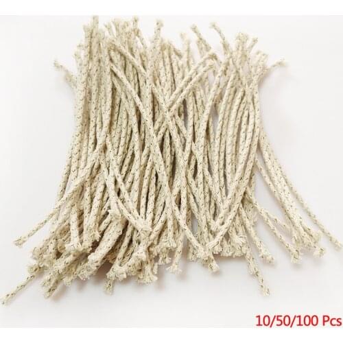 10/50/100 pcs Copper Wire Lighter Cotton Core Kerosene Oil Lighter Accessories Replacement Petrol Lighter Fire Starter for zippo