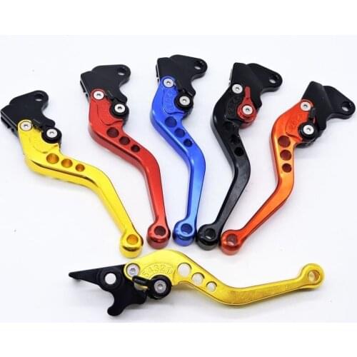 2 Pcs/Set High Quality Alloy Motorcycle Brake Handle Car Brake Handles Clutch Lever Fit For YBR125 DISCO Motorbike Modification