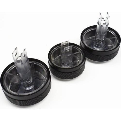 3 pcs / tool Car styling Air conditioner temperature control button AC Knob for switch Car accessories for Nissan Tiida / NV200