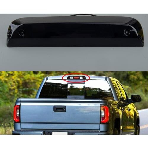 Car Rear High Mount 3rd Brake Light Cargo Lamp LED 3 Pins Fit for Chevy Silverado GMC Sierra 20979071 2014 2015 2016 2017 2018