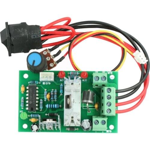 DC 6-30V 6A Motor Speed Controller Reversible PWM Motor Control Forward/Reverse Switch Board Max 10A 80W Module 12V 24V