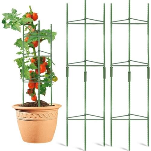 Home Stackable Climbing Plant Support Cage Garden Flower Trellis Stand Kit Set