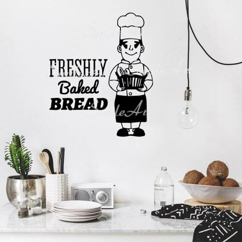 Cartoon Bakery Home Decor Modern Acrylic Decoration For Kids Rooms Decoration Waterproof Wall Art Decal