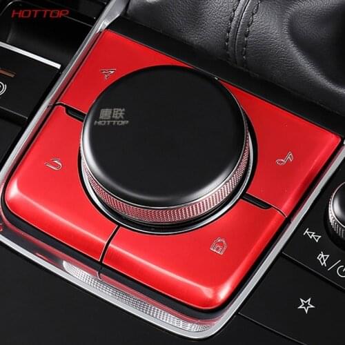 Aluminum Alloy Multimedia Button Cover Sticker For Mazda 3 Axela 2020